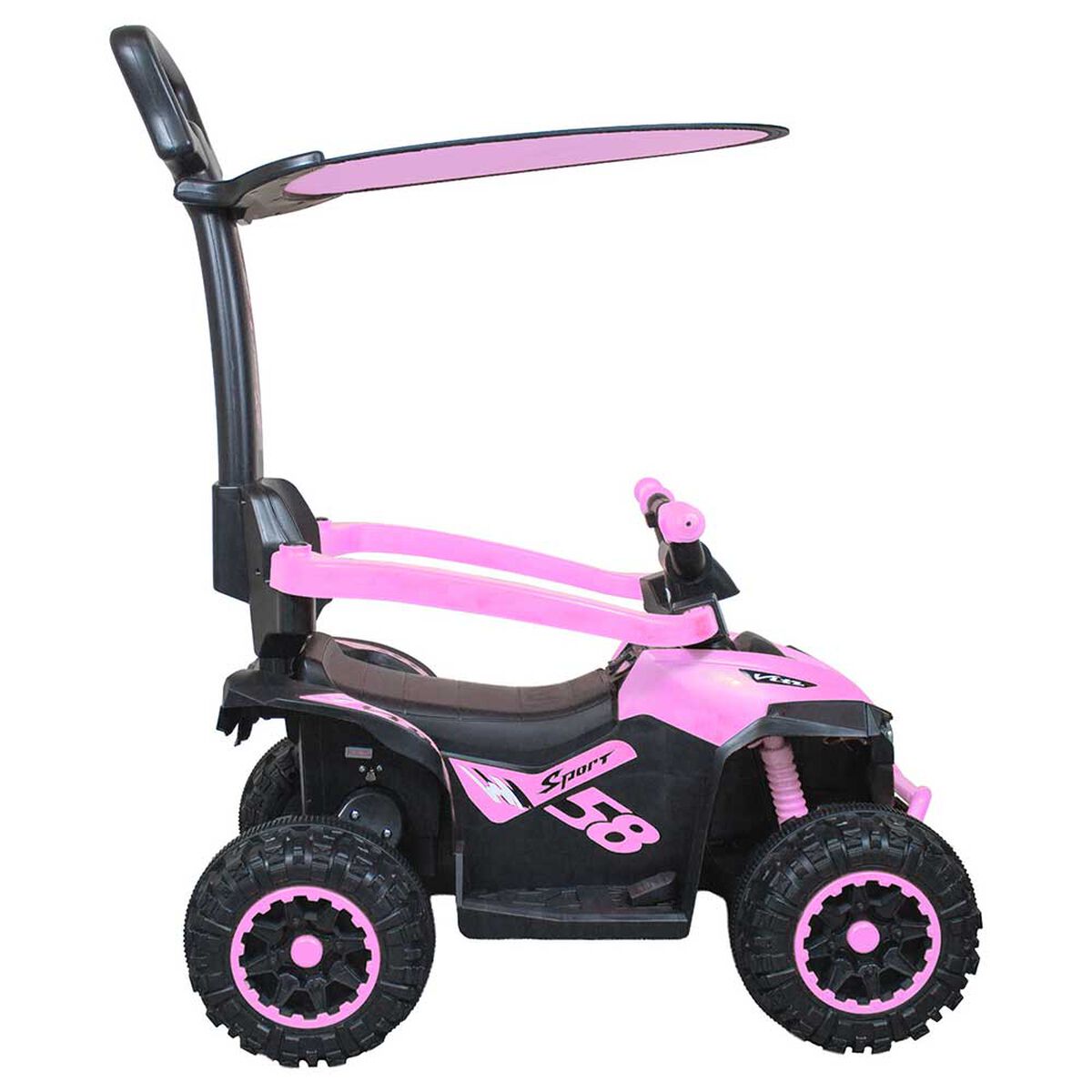 Moto 4 Ruedas Push Rosa Bebesit