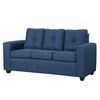 Juego de Living Black Factory Ranger Sofá 3 Cuerpos + Dos Sillones 1 Cuerpo Azul