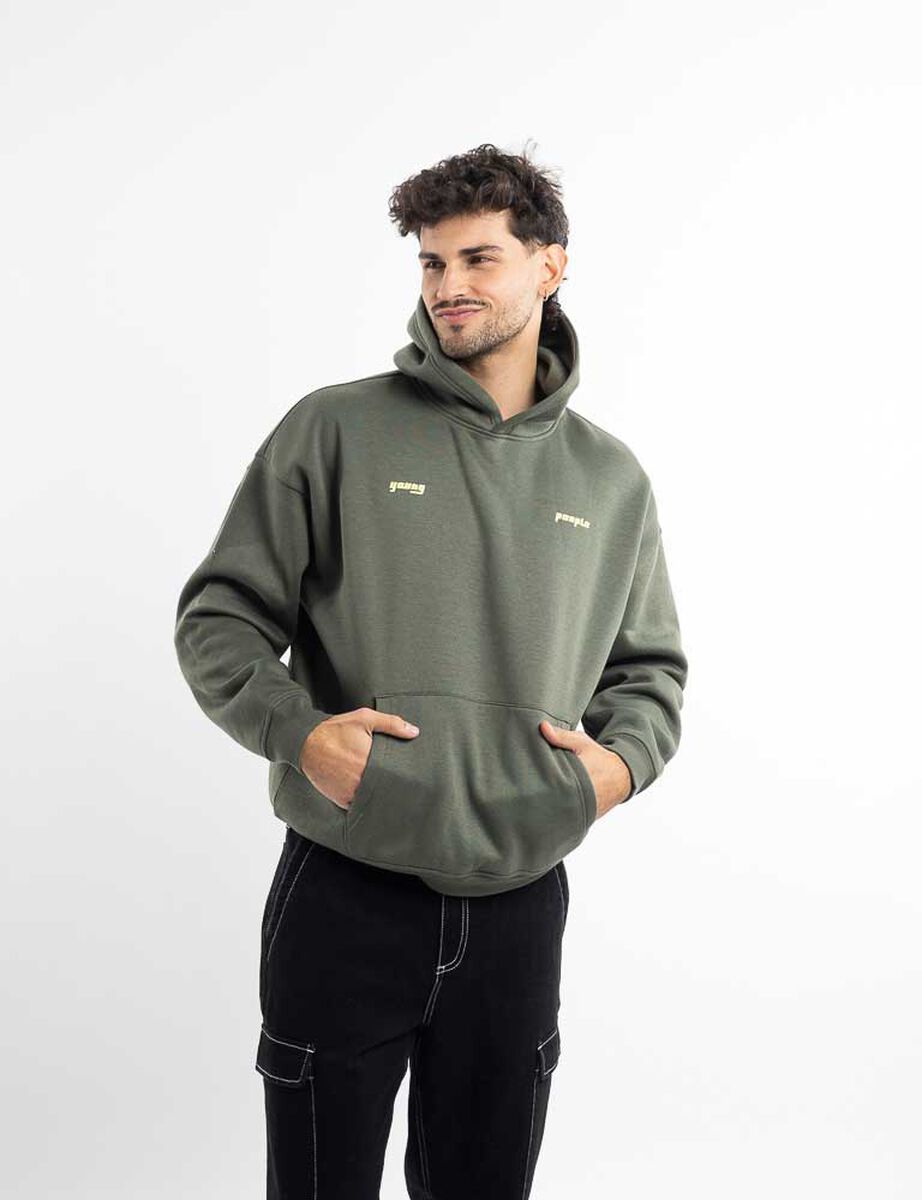 Poler&oacute;n Hoodie Boxy Hombre Icono