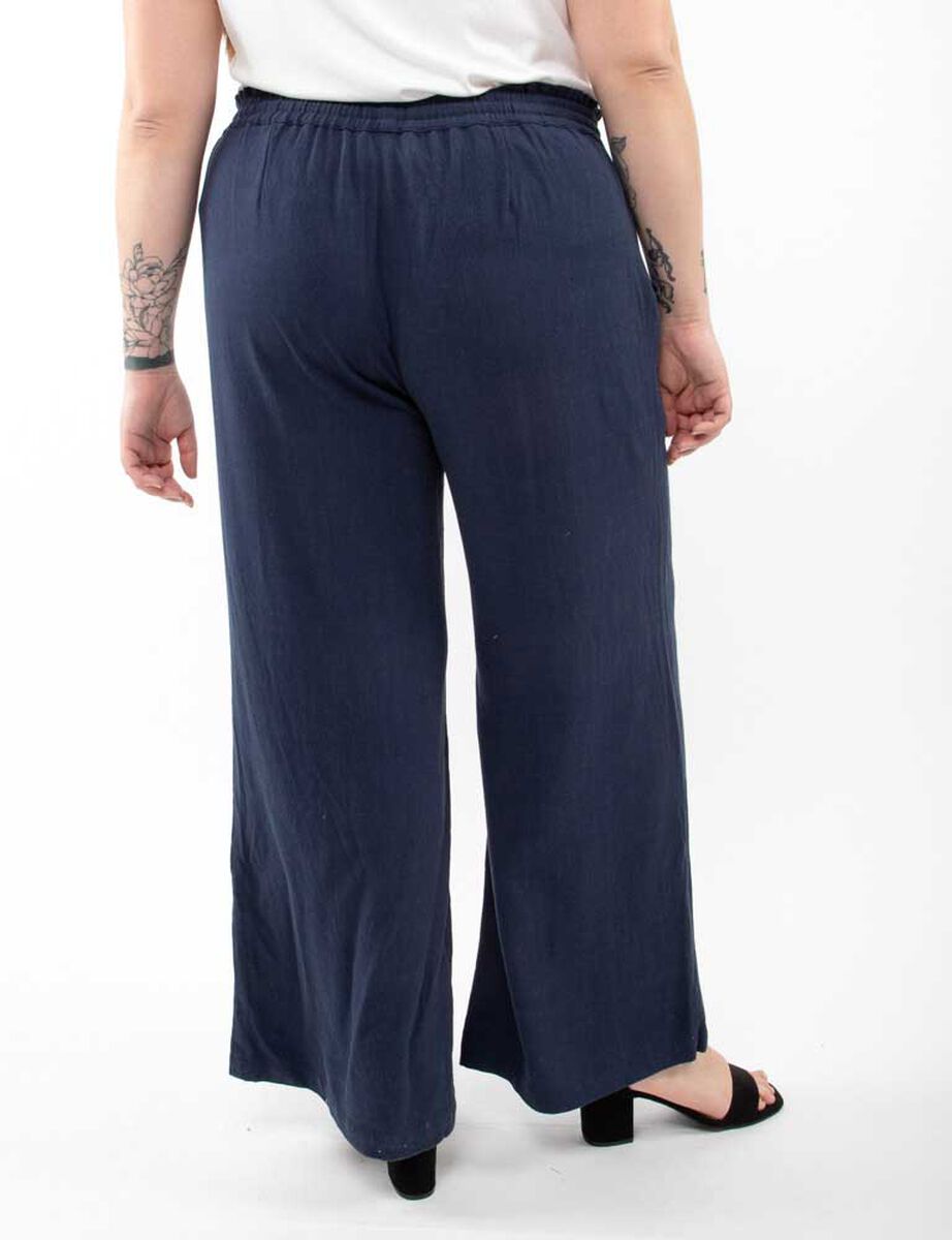 Pantalón Lino Palazzo Mujer Extralindas