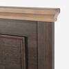 Cama Europea Rosen Base Dividida King Anna + Respaldo + 2 Veladores