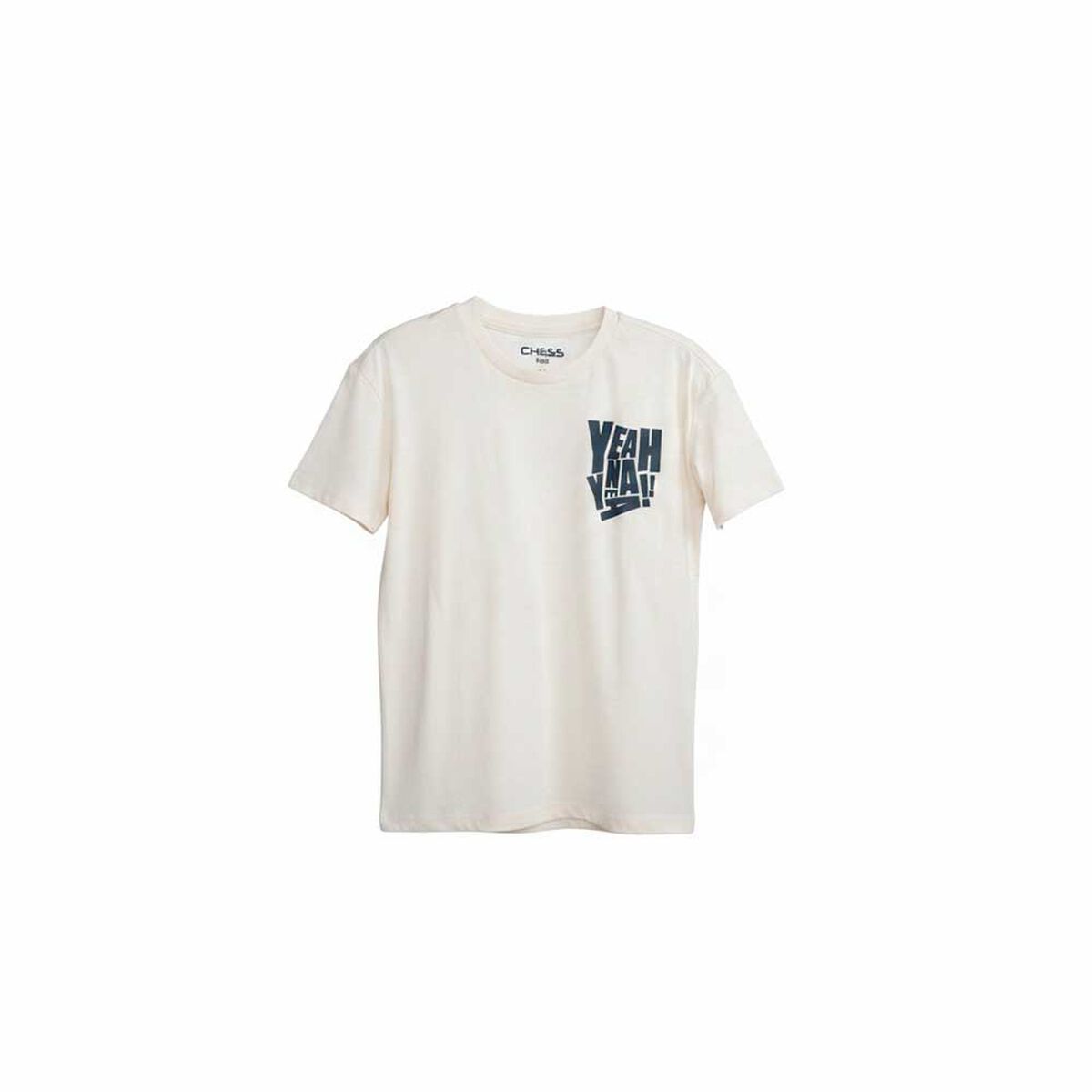 Polera Manga Corta de Algod&oacute;n Ni&ntilde;o Chess