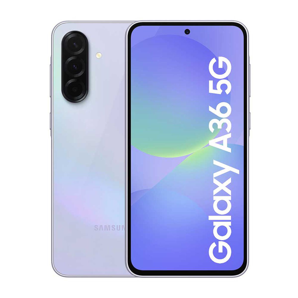Celular Samsung Galaxy A36 128GB 6,7" Lavanda Increíble Liberado
