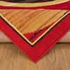 Bajada De Cama Modalfo Kashan King 60 x 90 cm Rojo