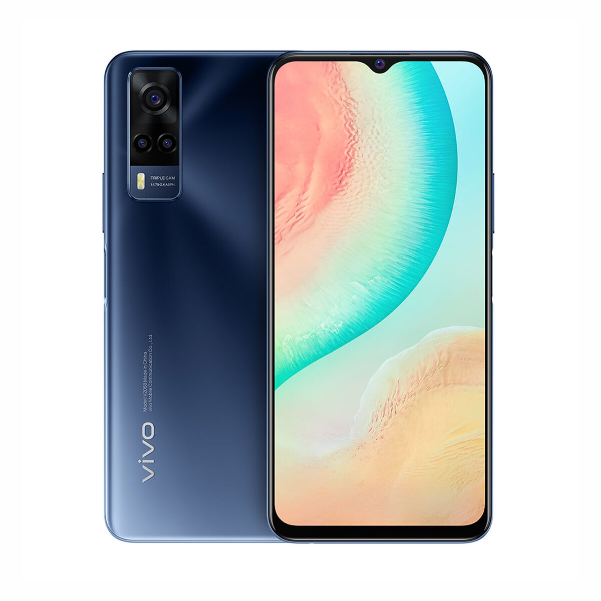 Celular Vivo Y53s 128GB 6,58" Negro Liberado