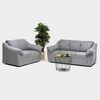 Juego de Living Cabsur Genova 5 Cuerpos Gris