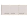 Mueble de Cocina Aereo Vekkahome Opie 3 Puertas Gris