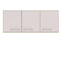 Mueble de Cocina Aereo Vekkahome Opie 3 Puertas Gris