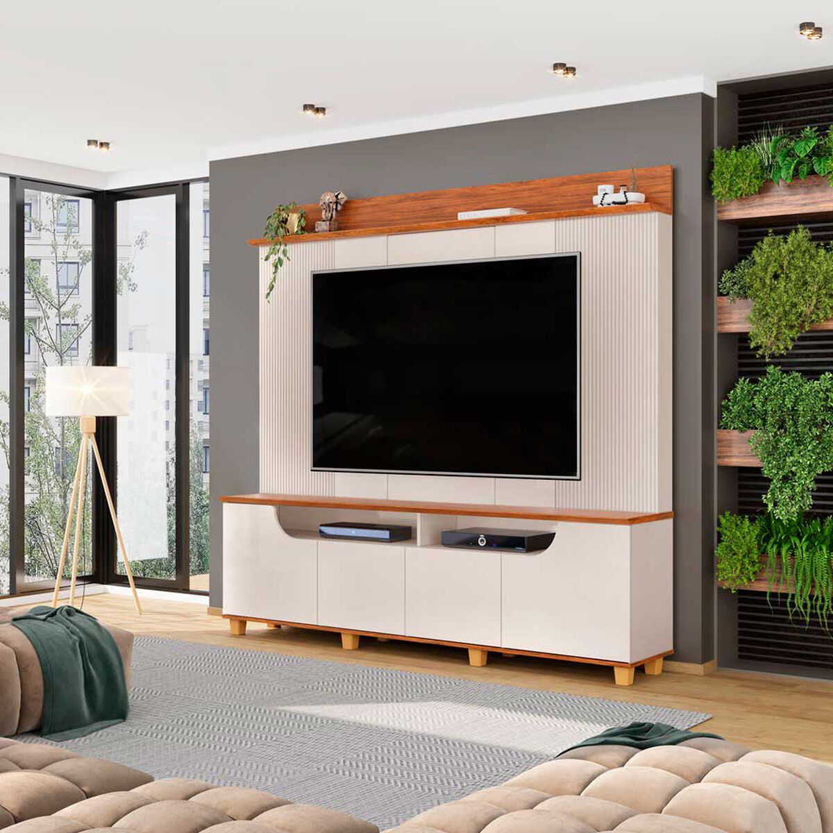 Home TV Altavision Gama Blanco y Café