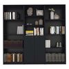 2 Estantes 4 Repisas + Estante 2 Puertas TuHome Home Wengue