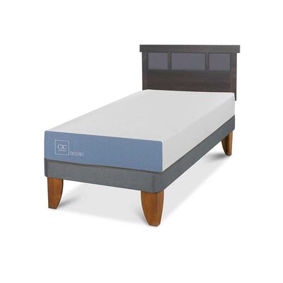 Imagen 2 del producto Cama Europea CIC 1 Plaza Excellence + Respaldo Dublin