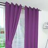 Combo Cortinas Doral Rustico 220 x 140 cm Morado