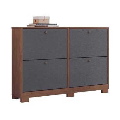 Imagen 2 del producto Cómoda Zapatera Onessta Versatil 4 Puertas Grafito