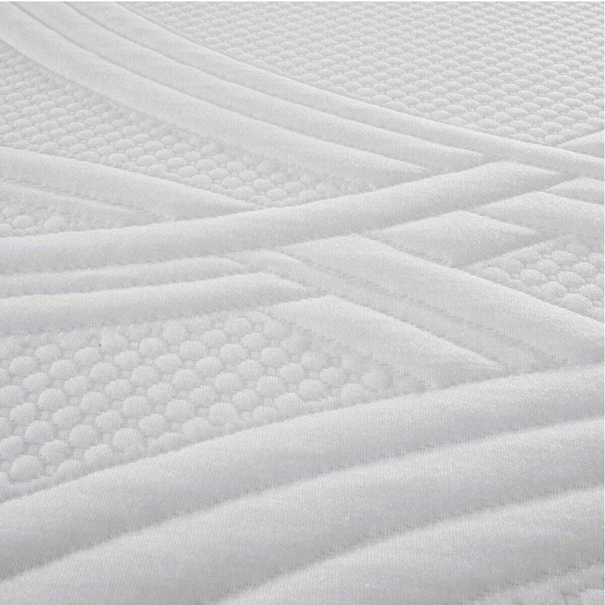 Cama Europea CIC 1,5 Plazas Ortopedic + Respaldo + Velador Tigris