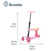 Scooter Xt04 Rosa Bebesit