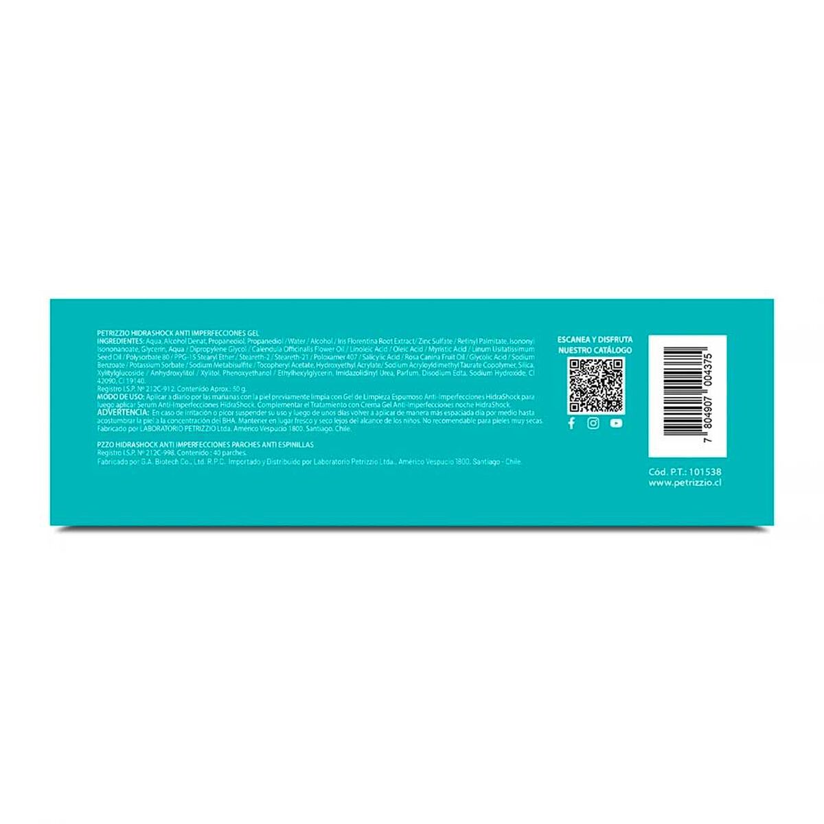 Set Tratamiento Anti Imperfecciones Crema + Parches Petrizzio