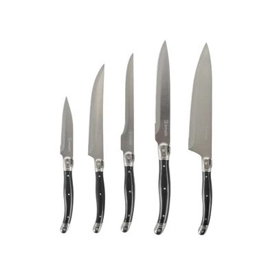 Set Cuchillos Simplit Paris 5 Piezas Negro