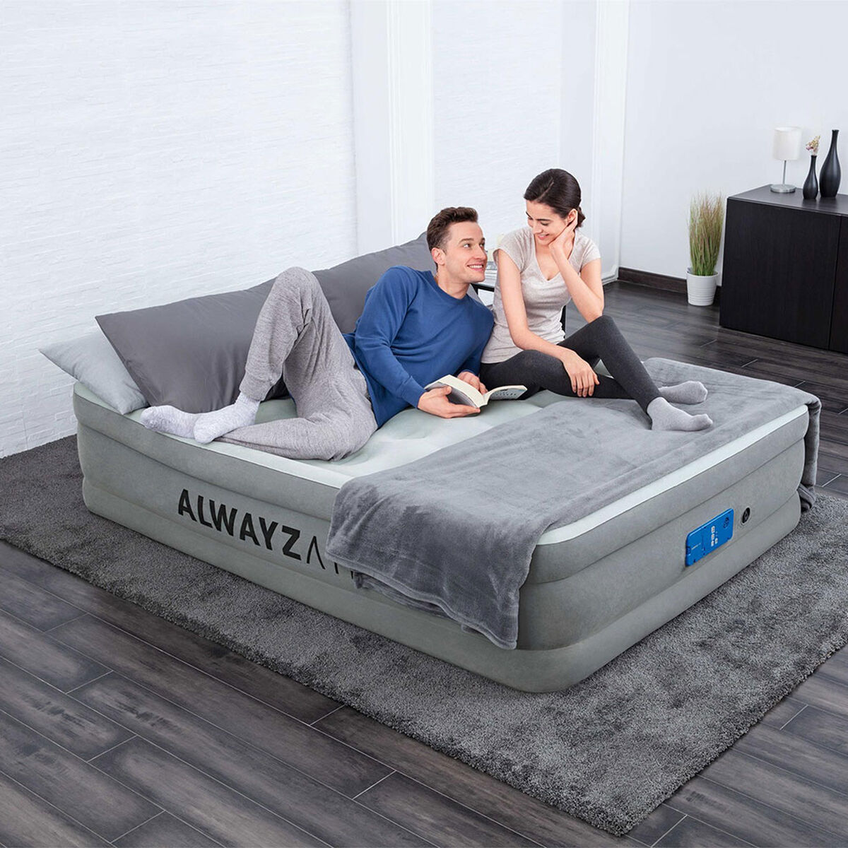 Colchón Inflable Bestway Alwayzaire Queen 2 Plazas