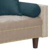 Futón Black Factory Vanguardia 3 Cuerpos Beige Verde