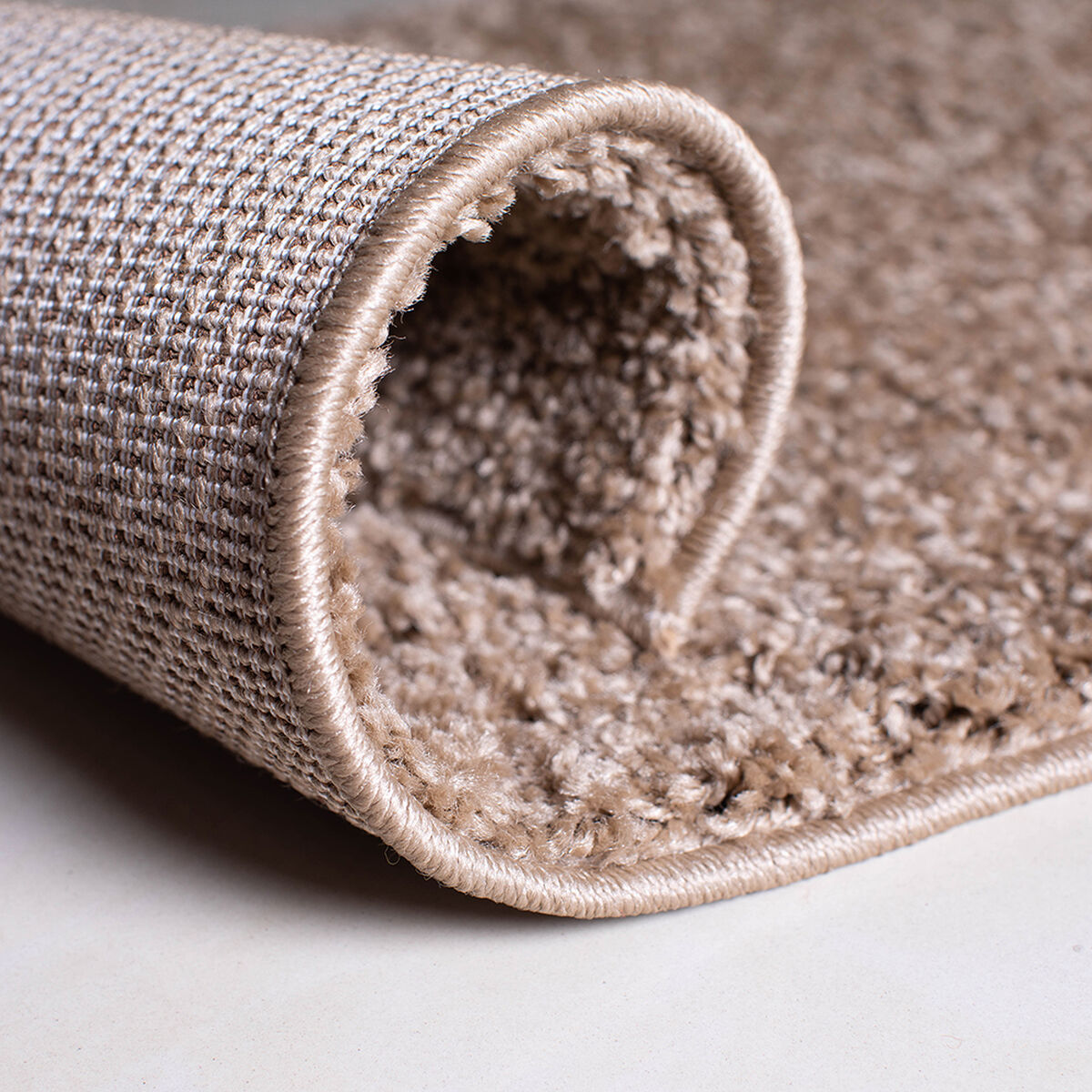 Alfombra Doral Shaggy 200 x 150 cm Beige