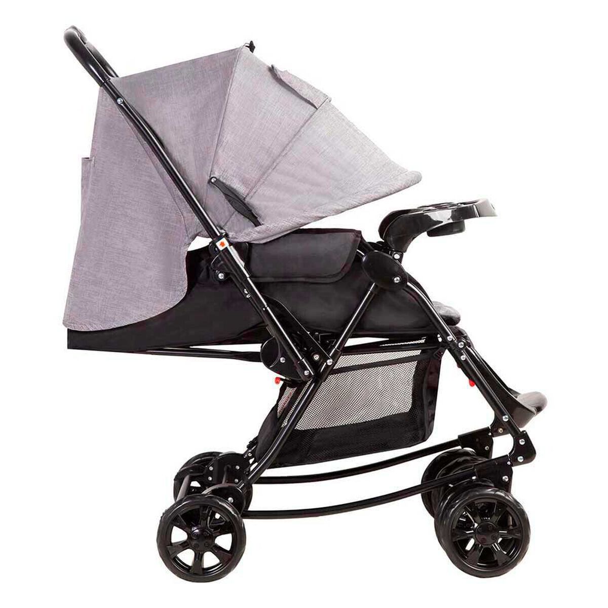 Coche Paseo Bebe Cuna Balancin SX Gris Melange Bebesit