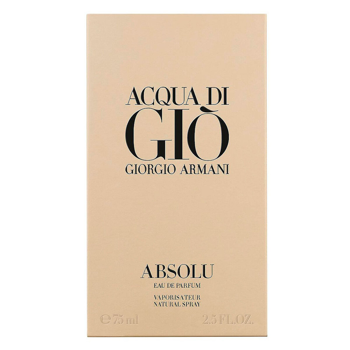 Perfume Giorgio Armani ACQUA DI GIO ABSOLU 75 ml.