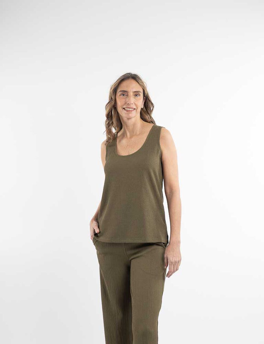 Polera Sin Mangas Mujer Portman Club