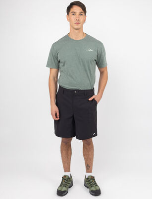 Imagen 2 del producto Short Deportivo Hombre Alpinextrem Negro, Verde