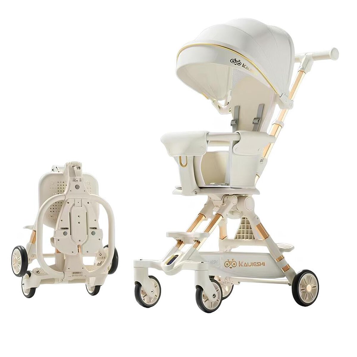 Coche de Paseo Últra Compacto Lubabycas Blanco
