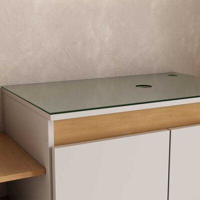 Imagen 2 del producto Vanitorio + Lavamanos Vekkahome Lotus 80 Beige