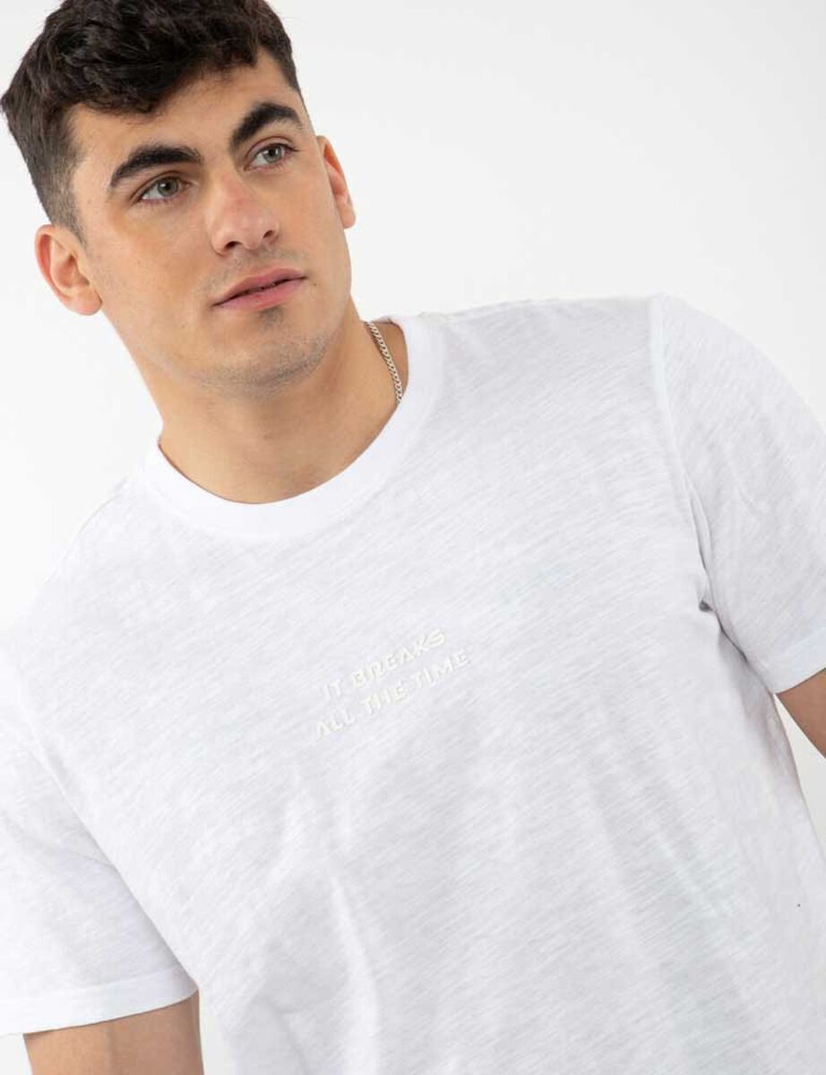Polera Algodón Manga Corta Hombre Icono