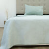 Quilt Doral Hotpress Bi-Color 1,5 Plazas Verde Pastel-Gris