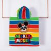 Toalla de Playa con Capucha Infantil Disney Rainbow Mickey 60 x 120 cm