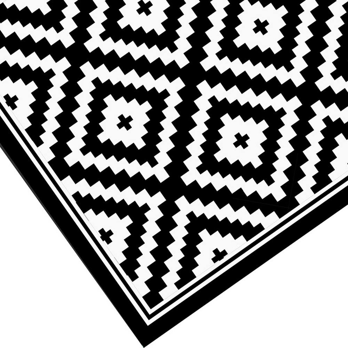 Alfombra Davanti Rombos Black 140 x220 Rombos Black