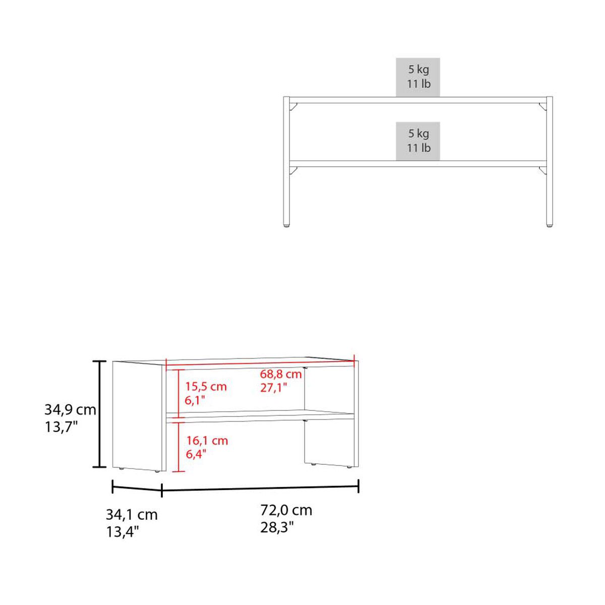 Zapatero Apilable Z-72 TUHOME Milan