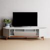 Rack TV Decocasa Flyn Hasta 75" Blanco