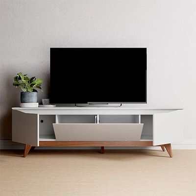 Imagen 2 del producto Rack TV Decocasa Flyn Hasta 75"" Blanco