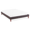 Base Cama Zibel 2 Plazas Gris Oscuro