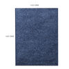 Alfombra Doral Shaggy 180 x 133 cm Azul