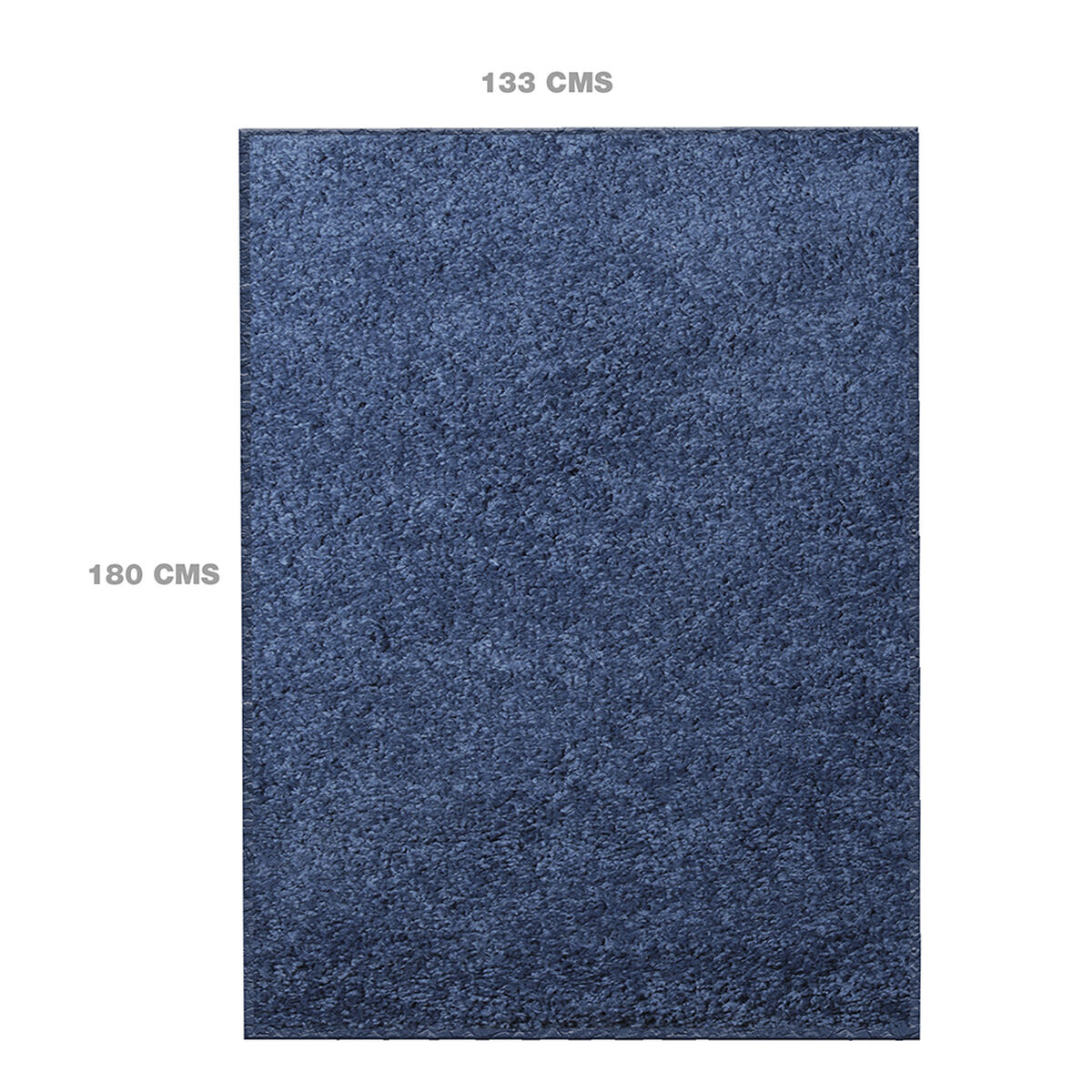 Alfombra Doral Shaggy 180 x 133 cm Azul