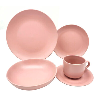 Juego de Vajilla Cuisine Stone War 30 Piezas Rosa