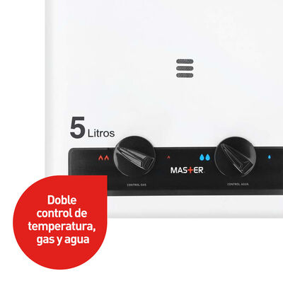 Imagen 2 del producto Calefont Gas Licuado  Splendid Tiro Natural Ionizado 5 lts.