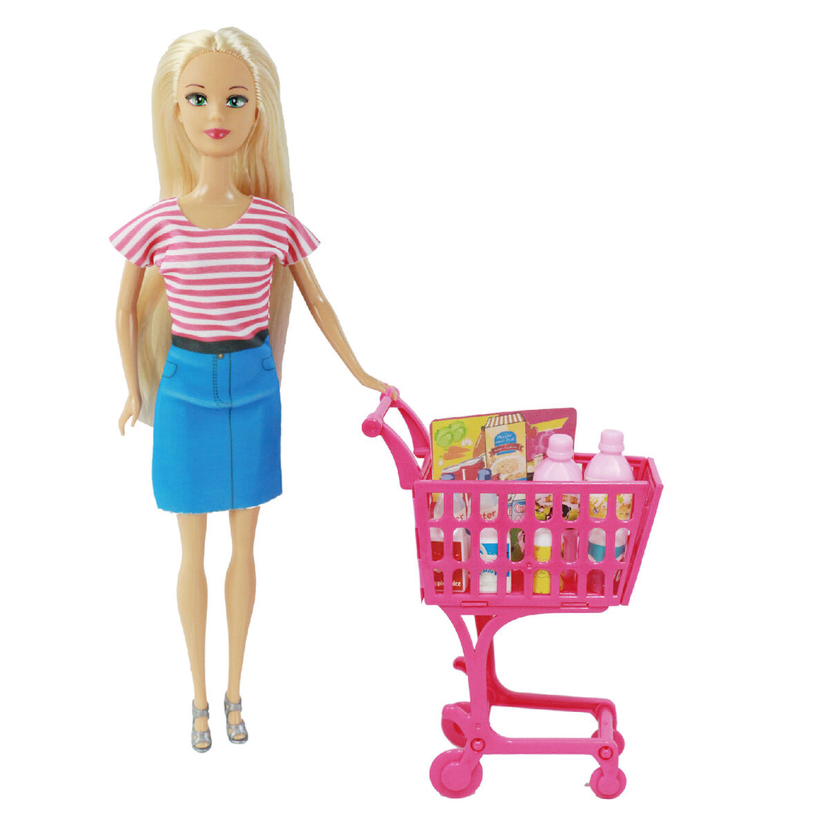 Muñeca de moda de compras de 29 cm Boonie Pink