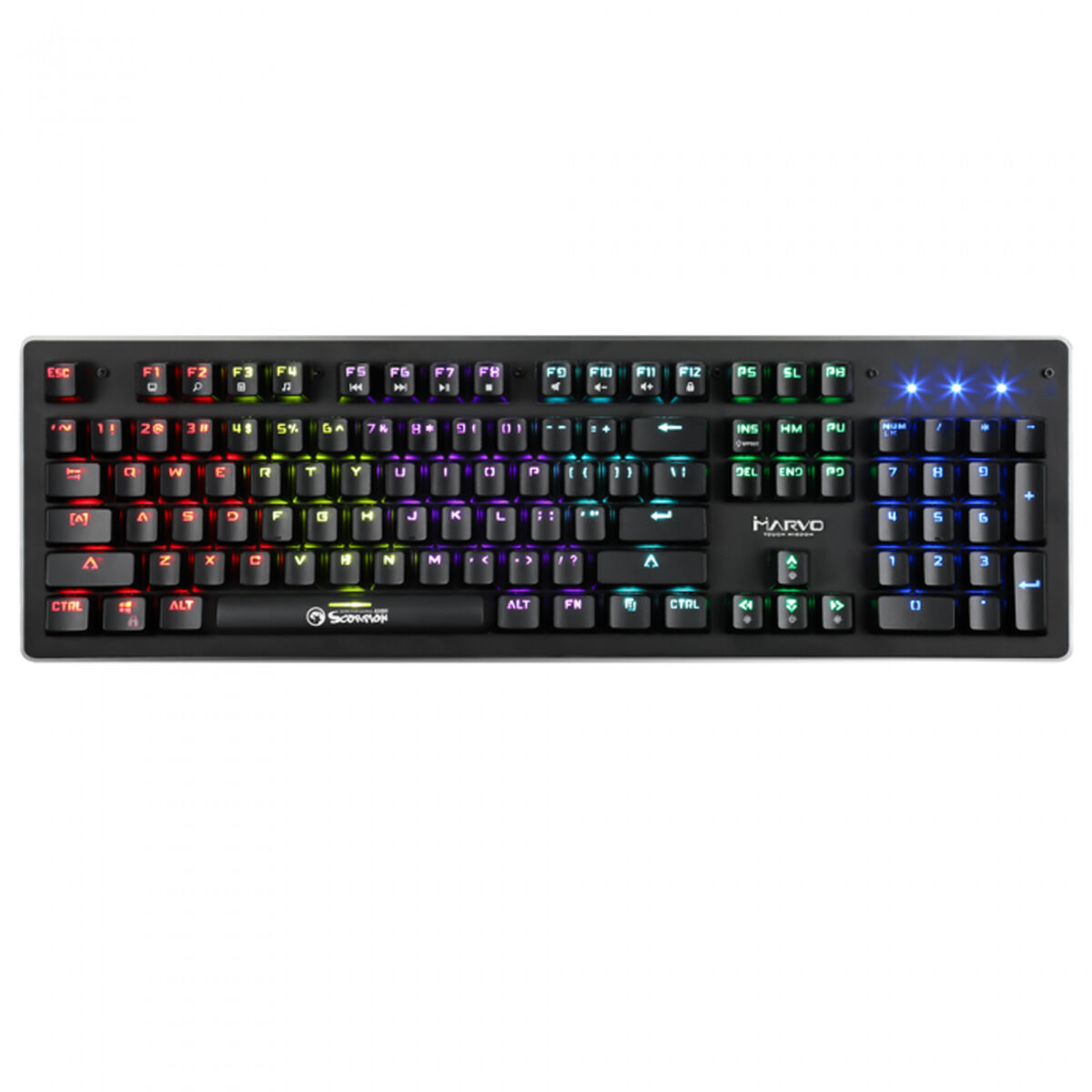 Teclado Gamer Mecánico KG909 Marvo