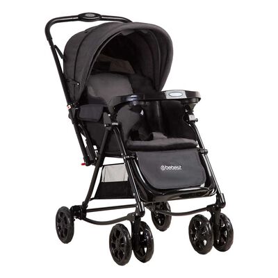 Imagen 1 del producto Coche Paseo Bebe Cuna Balancin SX Negro Melange Bebesit
