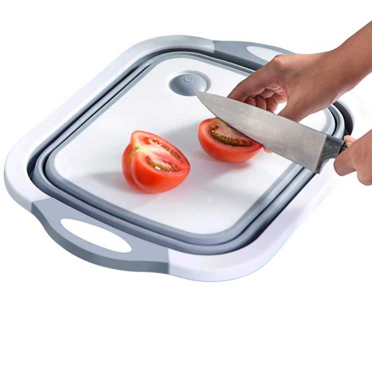 Tabla para Picar Swiss Nature Labs Tabla Silicona cross Gris 1 Piezas