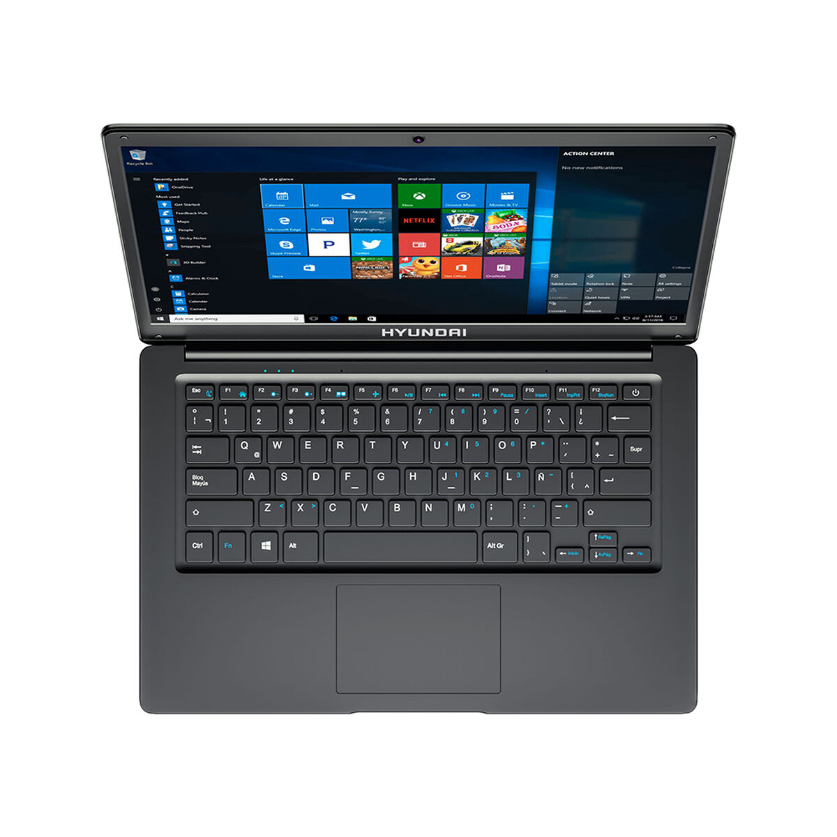 Notebook Hyundai HyBook Celeron 4GB 128GB SSD 14"