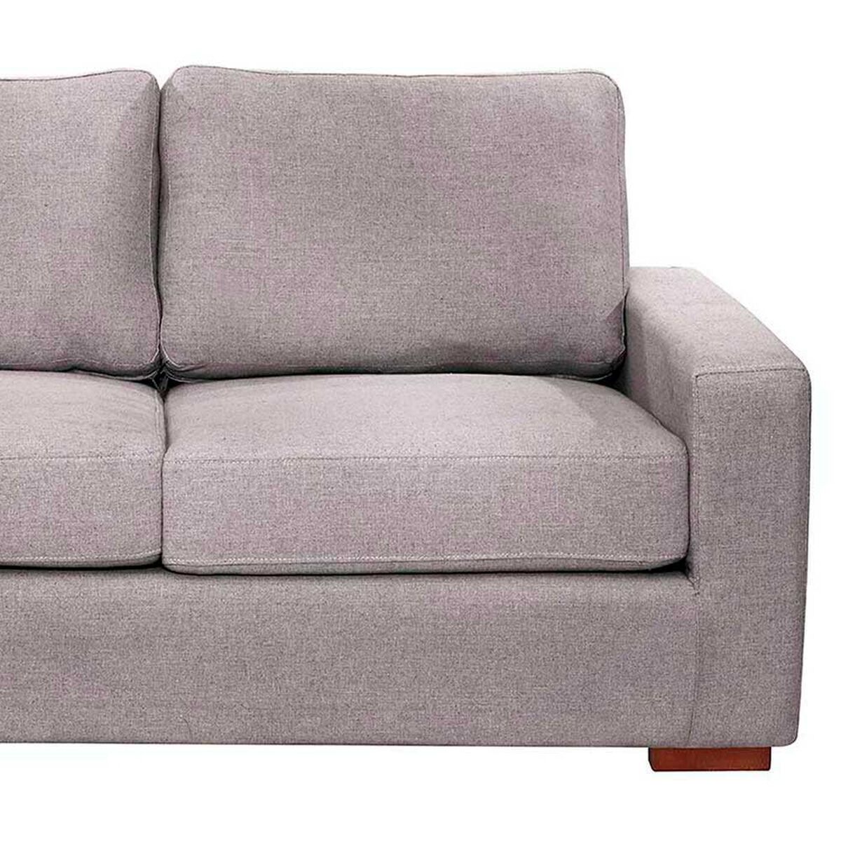 Sof&aacute; Latam Home Livorno 3 Cuerpos Gris Claro
