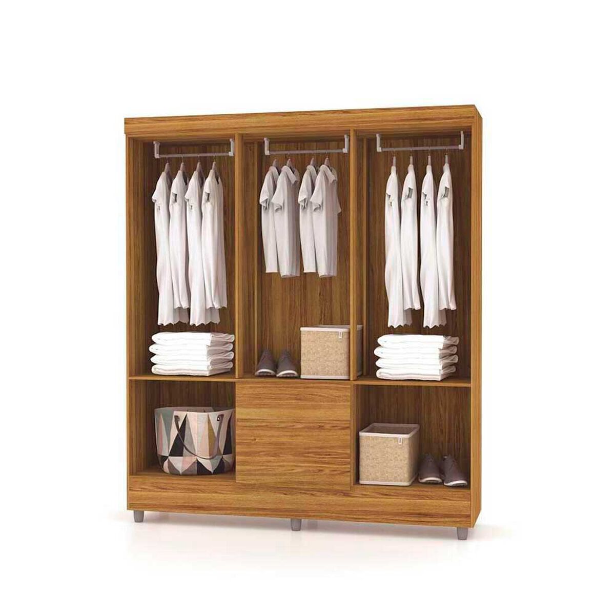 Cl&oacute;set Kea Ideal 6 Puertas 2 Cajones