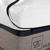 Cama Europea CIC Base Dividida 2 Plazas Balance + Respaldo + 2 Veladores Ganges